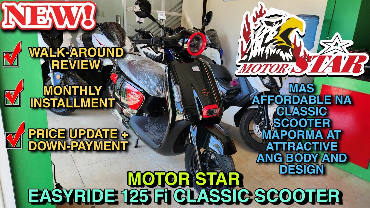 MOTOR STAR EASYRIDE 125 Fi Classic Scooter