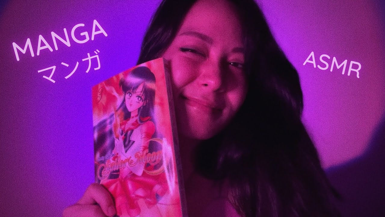 ASMR New MANGA Haul!!! 🌙💗✨ (book sticky tapping, gripping, whisper ramble)