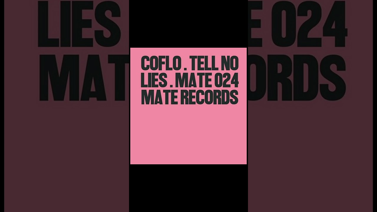 Coflo &ndash; Won&rsquo;t Help It (Tell No Lies, Mate Records, 04 May 2026) Deep House