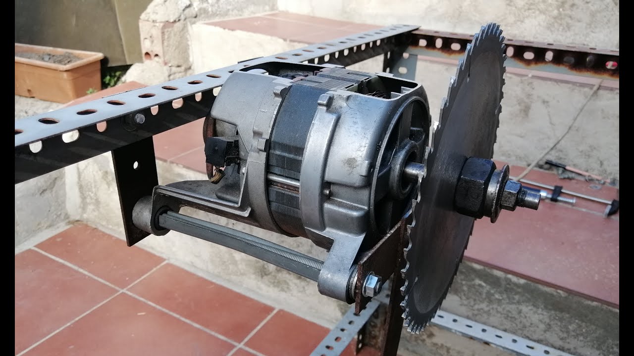 Motor de lavadora Balay CONDENADO para corte de madera.