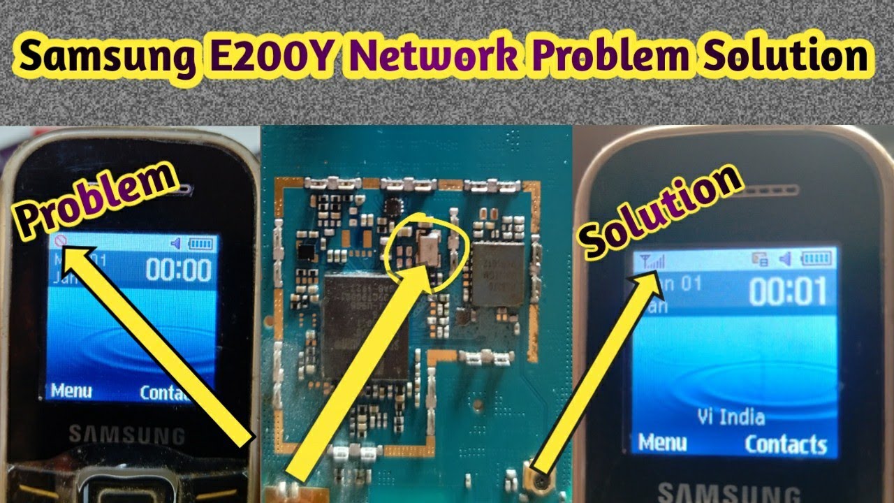 Samsung E1200Y  no service emergency call Network problem solution new method 100℅working
