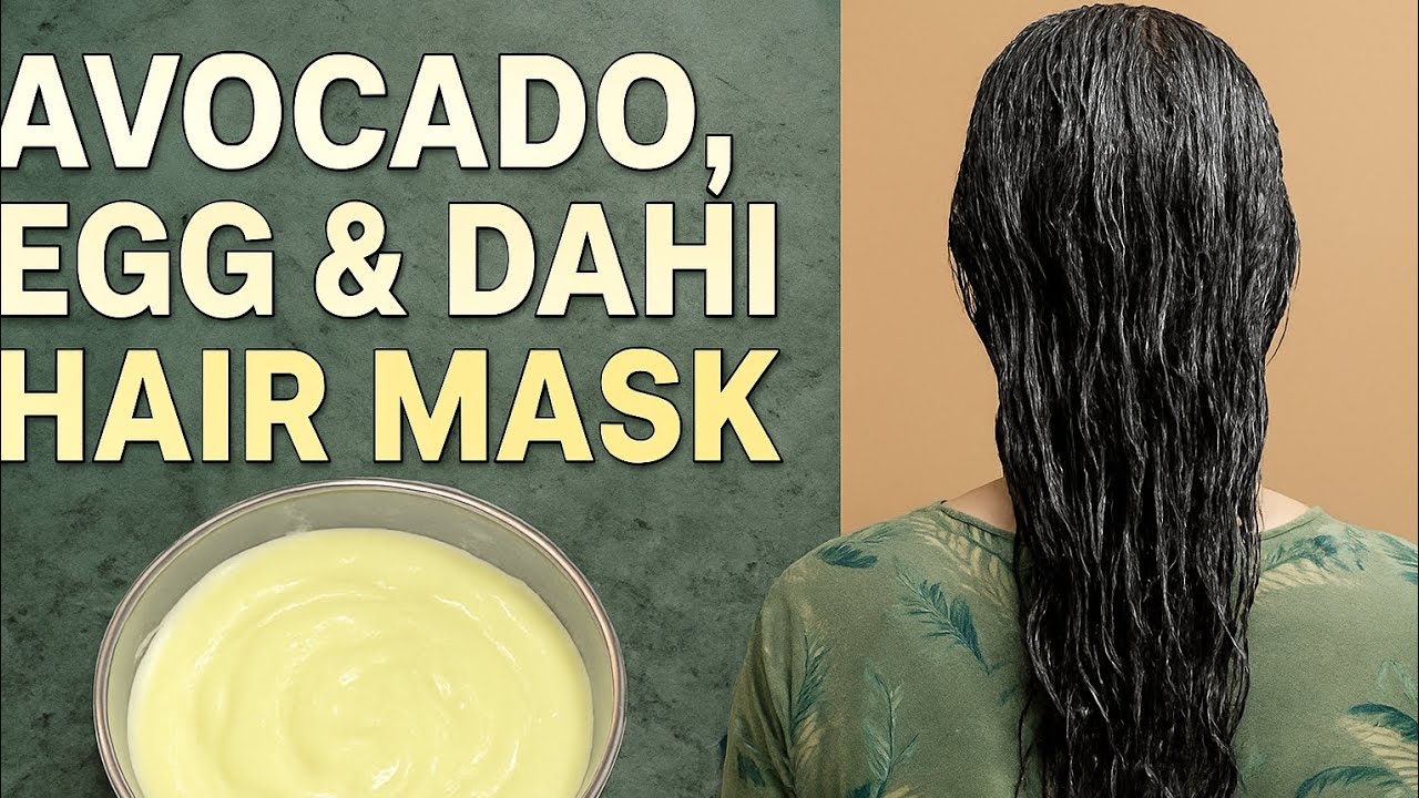 Avocado hairmask  for best hair growth in 4 weeks 💯  results 