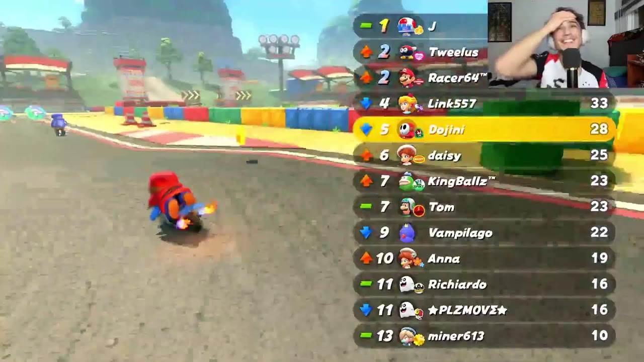 Jugando Mario Kart World hasta quedar TOP 3