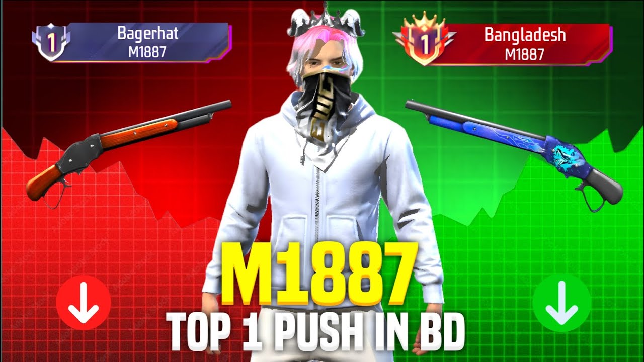 Pushing Top 1 Title In M1887 | Solo Pushing In Season 46 | Weapon Glory Push In Bangladesh | Ep-6