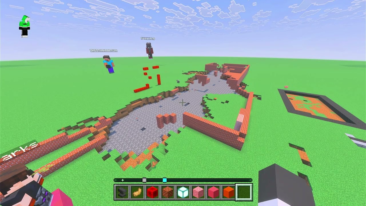 trolling Minecraft kids that are building a school
