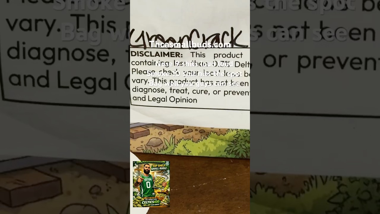 Thca small buds green crack celtics420 saves