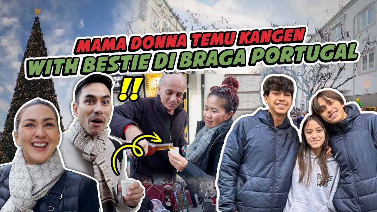 SETELAH 2000 KM, THE SINATHRYA SAMPAI JUGA DI BRAGA!! CHRISTMAS MARKET DI PORTUGAL EMANG BEDA!!