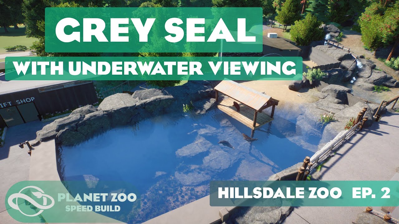 Grey Seal Habitat... again! | With UNDERWATER VIEWING | Planet zoo | Hillsdale Zoo ep 2