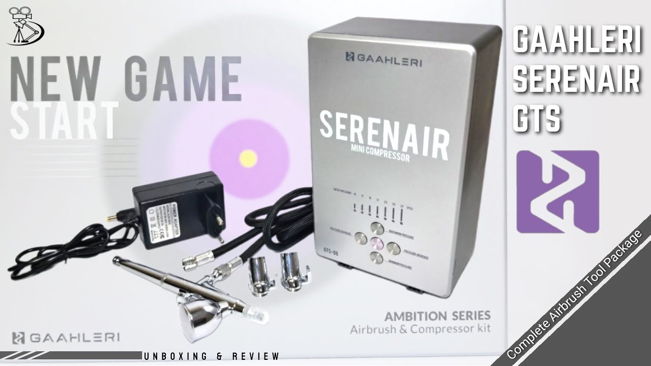 Unboxing & Review | Gaahleri Serenair GTS-06 | Starter pack Airbrush set