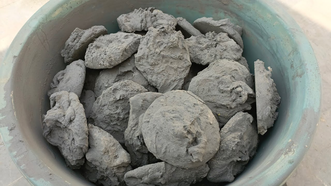 Asmr. Bombastic black mud dirt dry crumbling