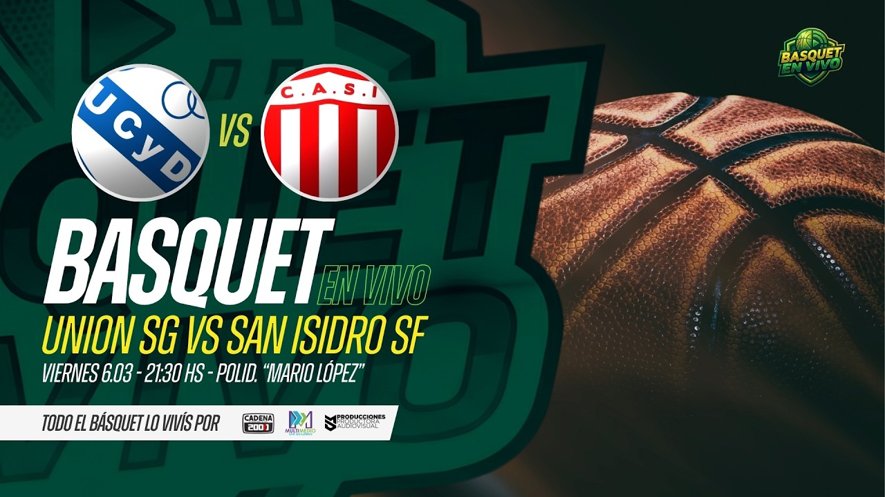 Fecha 1 - Unión San Guillermo 🆚 San Isidro de San Francisco - Liga Morterense de Básquet.