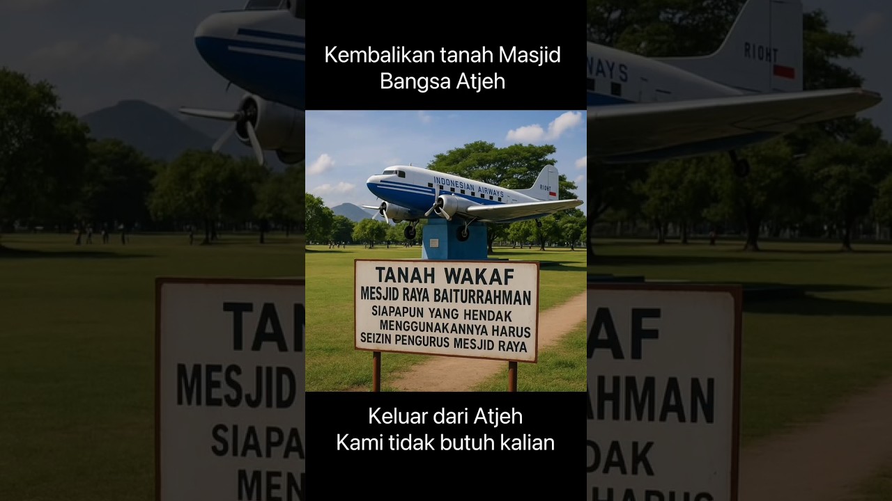 Blang Padang || Tanah Masjid Baiturrahman wakaf Sultan Iskandar Muda