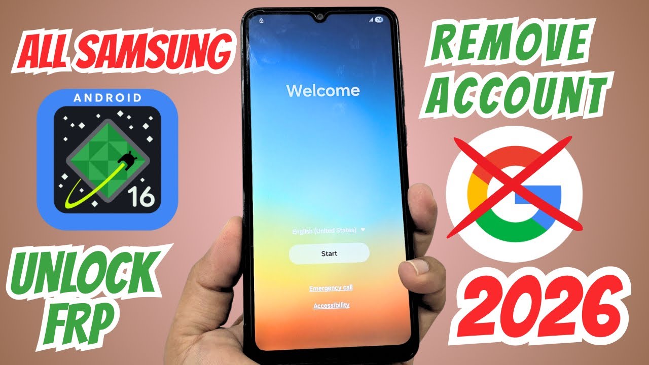 Новый метод разблокировки FRP на Samsung Android 15/16 (2026) | 100% рабочий метод обхода FRP на ...