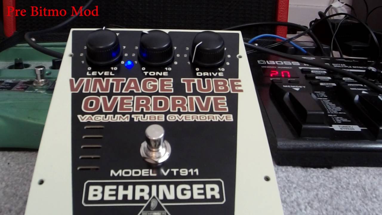 Behringer Vintage Tube Overdrive - Bitmo Mod