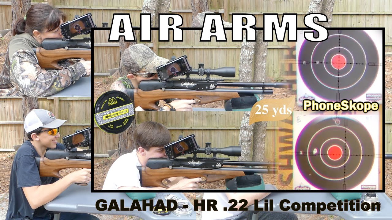 Air Arms Galahad HR – Backyard Competition – Tightest Group Takes It