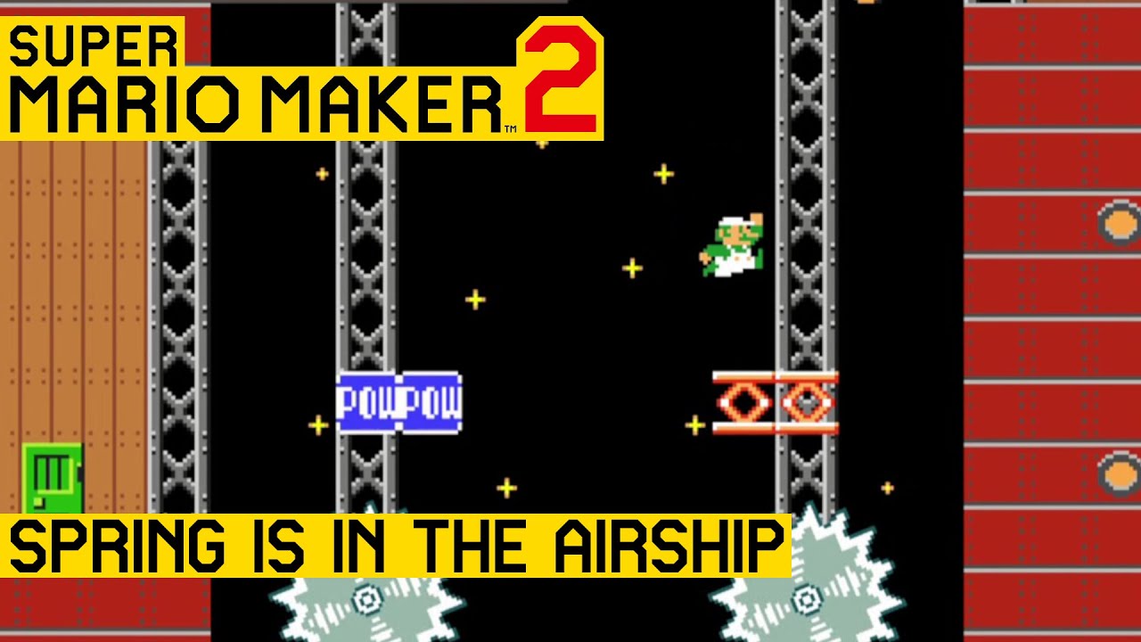 Spring Is In The Airship - Super Mario Maker 2