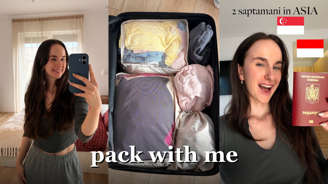 Facem bagajul pentru 2 saptamani in ASIA | Pack with me