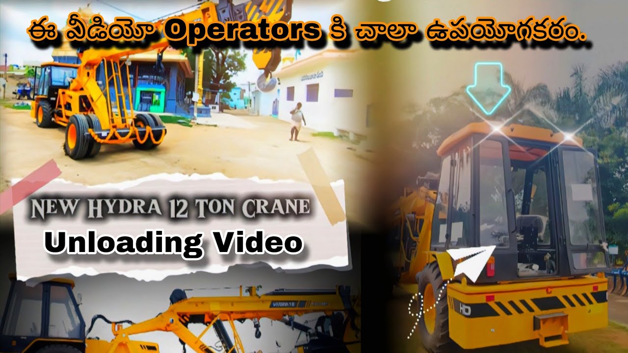 “How Escorts Hydra 12 Ton topjack Crane Unloads Heavy Loads | Full Process Video”