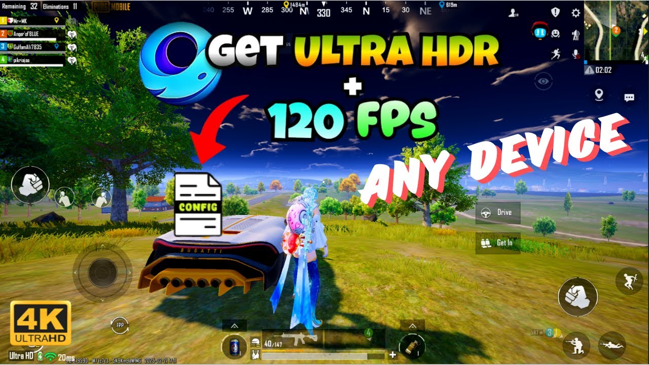 How to Unlock Pubg Mobile ULTRA HDR 120 FPS on any devices
