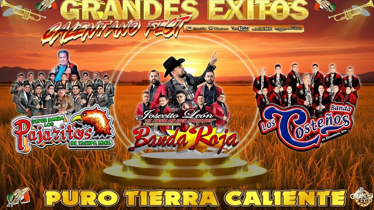 Calentano Tierra Caliente Mix 💥 Banda Roja ft Los Pajaritos De Tacupa ft Banda Los Costeños