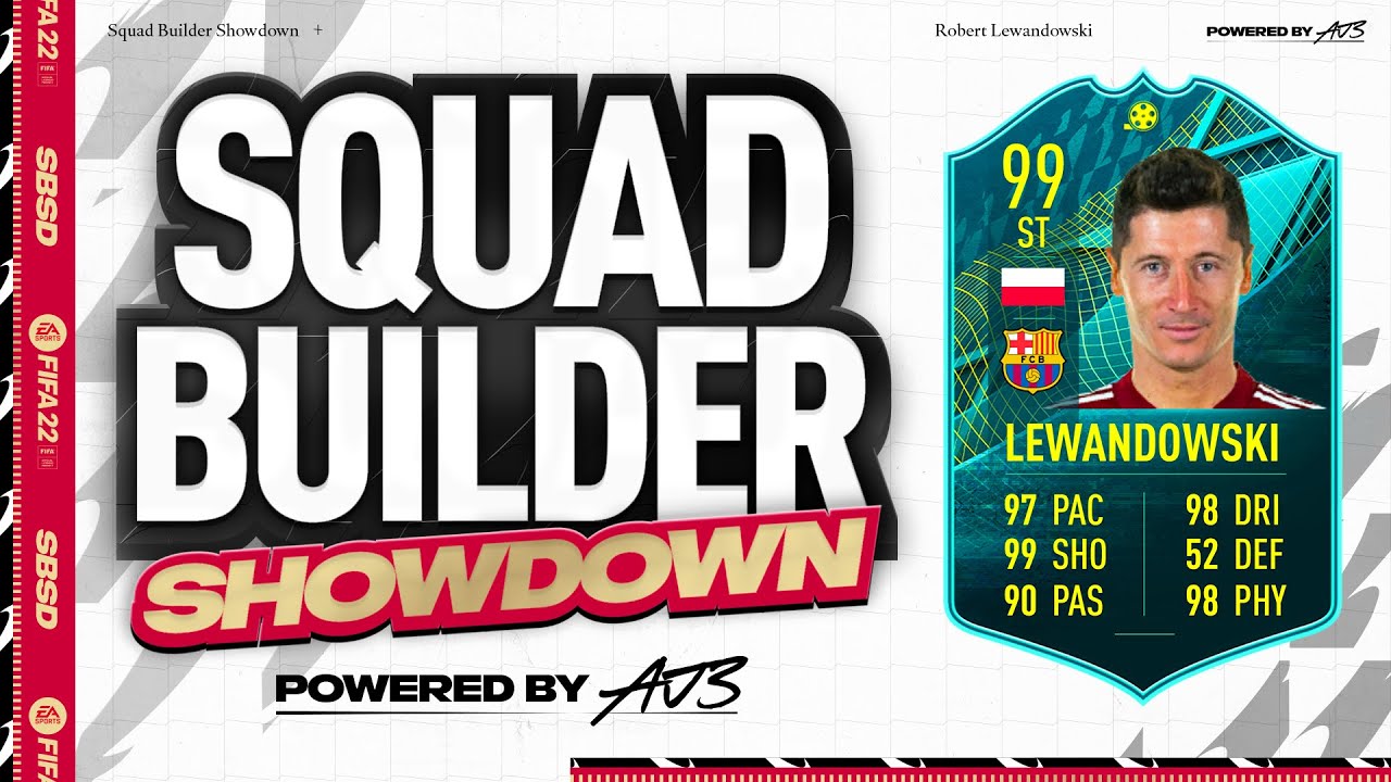 Fifa 22 Squad Builder Showdown!!! BARCA LEWANDOWSKI!!!