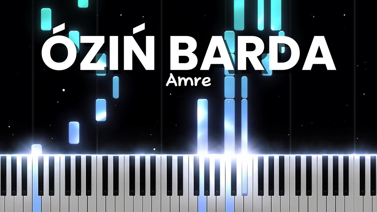 Өзің барда - Amre PIANO COVER | Пианино + Караоке