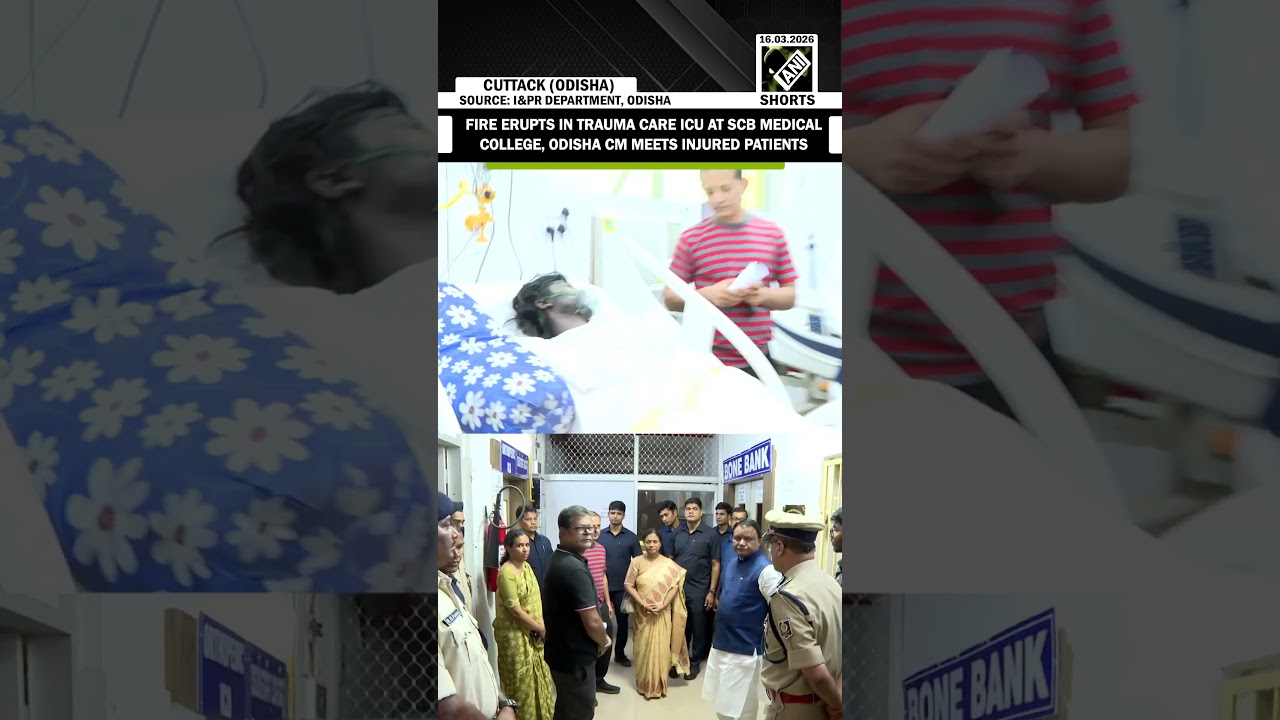 Fire erupts in trauma care ICU at SCB medical college in Cuttak, Odisha CM meets injured patients