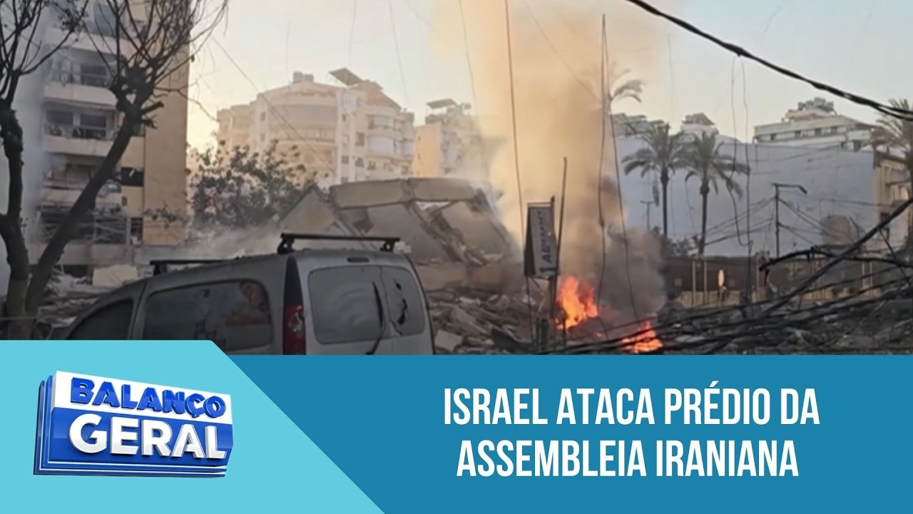 Israel ataca prédio da assembleia iraniana onde seria escolhido o novo líder do paísI Balanço Geral