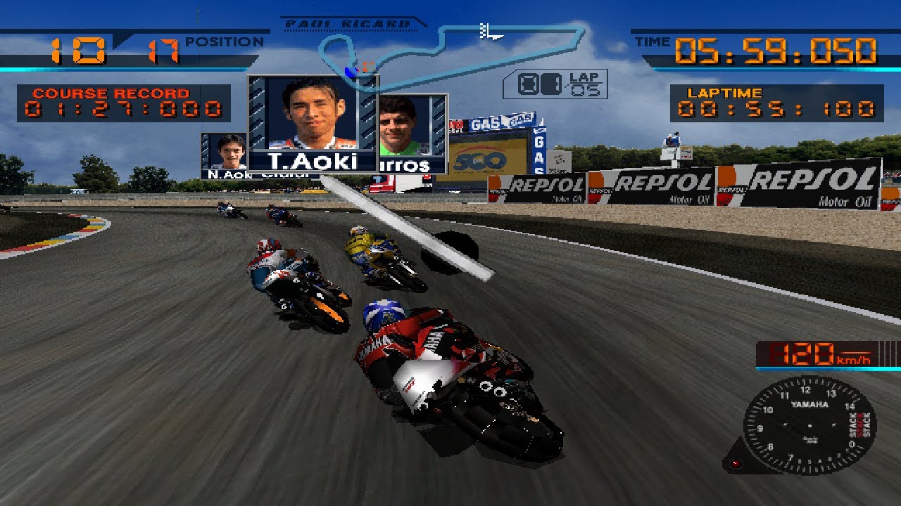 500 GP Finally playable on MAME! - Namco Super System 23 - Paul Ricard - Yamaha YZR 500 - Full Race
