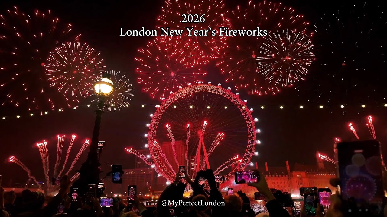 London New Year’s Eve Fireworks 2026 🇬🇧✨