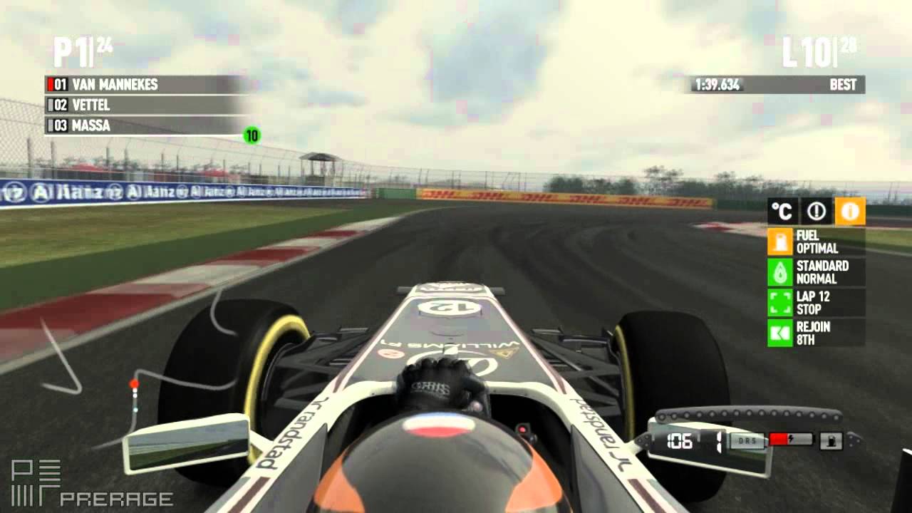 Let's play F1 2011 - Race 16: Korea - Race [1/2] Holding on!