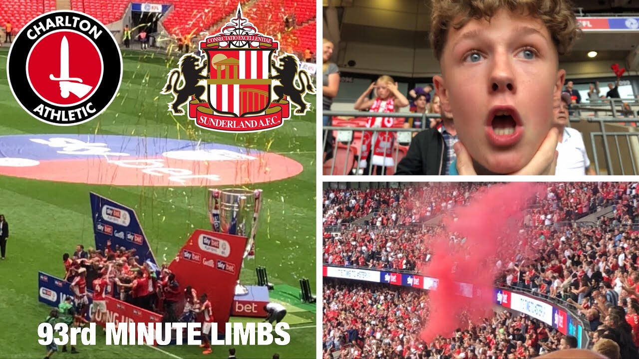 The moment CHARLTON SCORED A 93rd MINUTE WINNER *VLOG* Charlton vs Sunderland