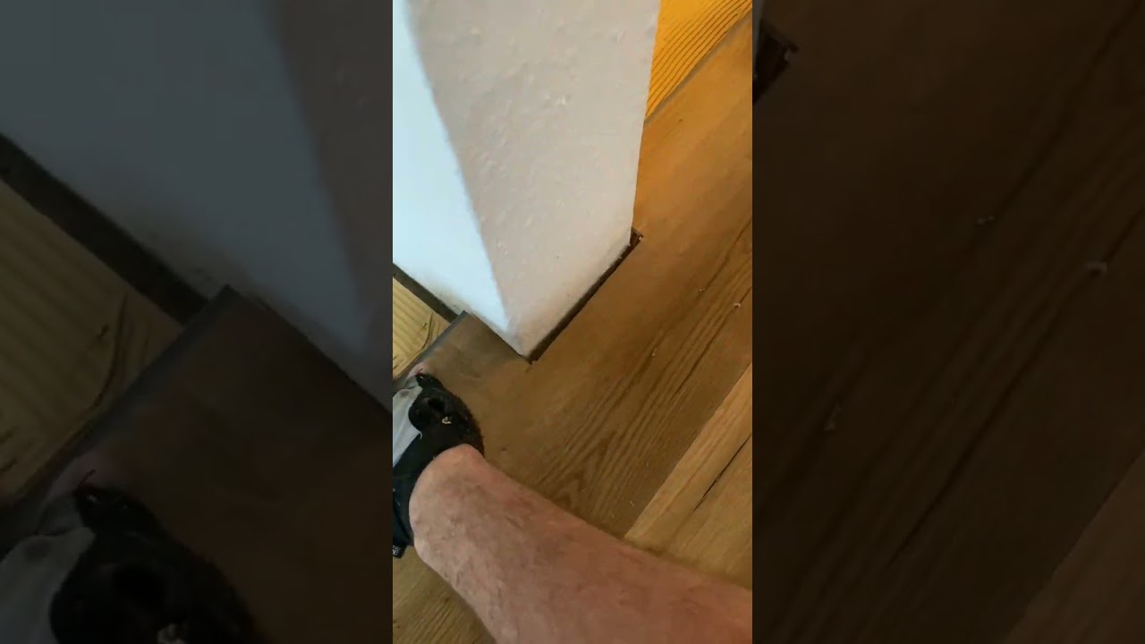 Laminat Vinyl verlegen kleben / Laminat an der Wand verlegen / Stebchenparkett / Laminat schneiden