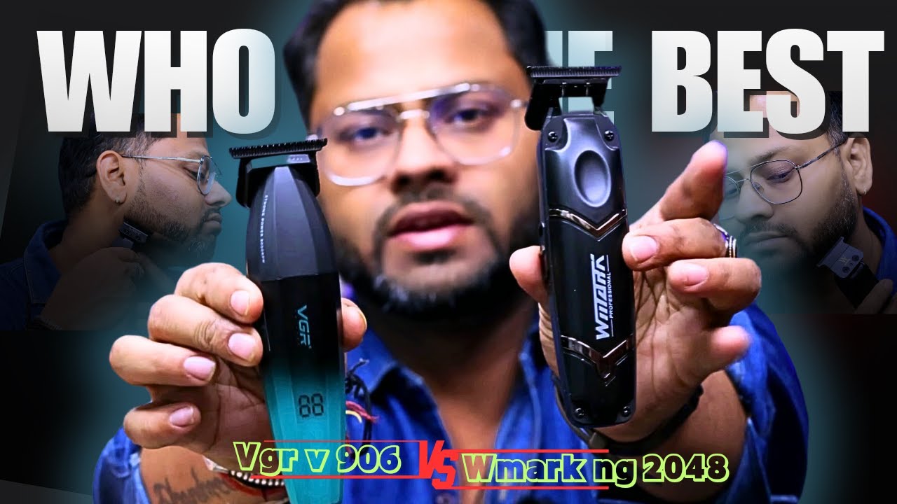 VGR V-906 & Wmark NG-2048 Trimmer Review: The Ultimate Grooming Machines😉 best vgr trimmer for clean