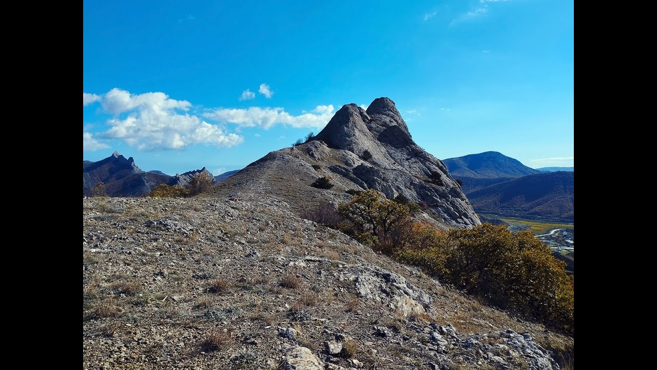 Подъём на гору Бакаташ. Судакский регион. Золотая осень в горах.
