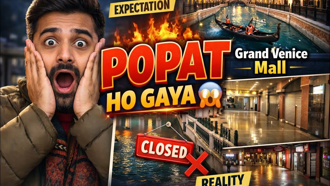 The Grand Venice Mall Popat Ho Gaya 😱 | Greater Noida Reality Vlog | Shocking Experience