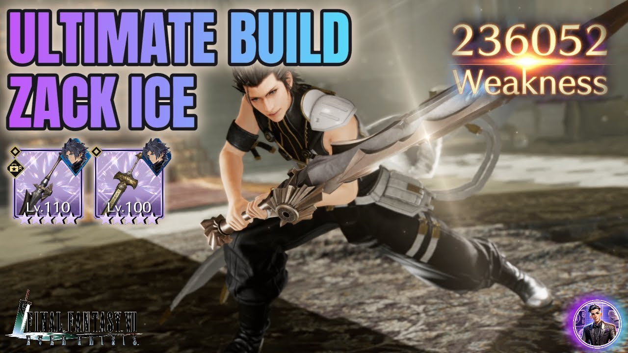 [Final Fantasy 7 Ever Crisis] - ULTIMATE BUILD! Zack Ice Best Team Setup