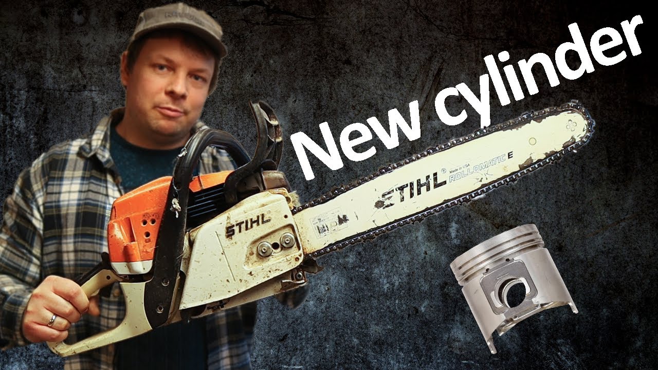 Полная переборка моей бензопилы Stihl MS 362, новый цилиндр и поршень