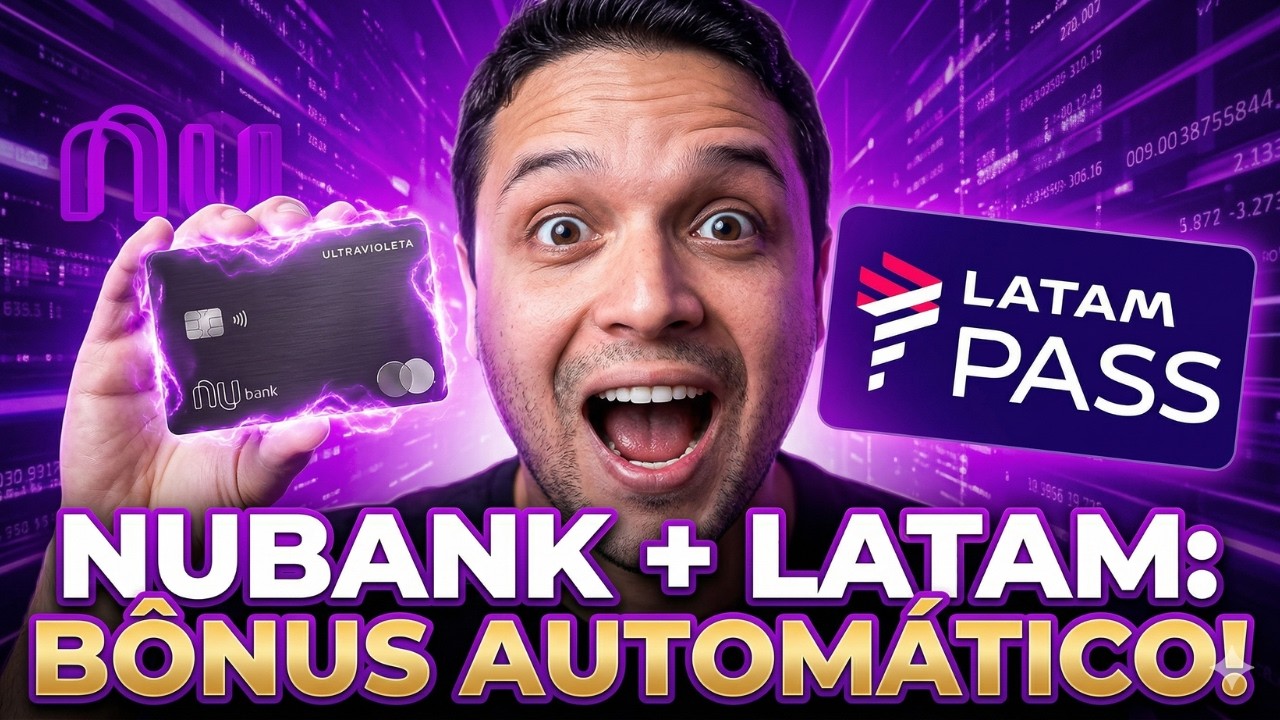 Novo LATAM Pass Nubank Ultravioleta: vale a pena? B&ocirc;nus autom&aacute;tico pra Latam Pass a qualquer momento