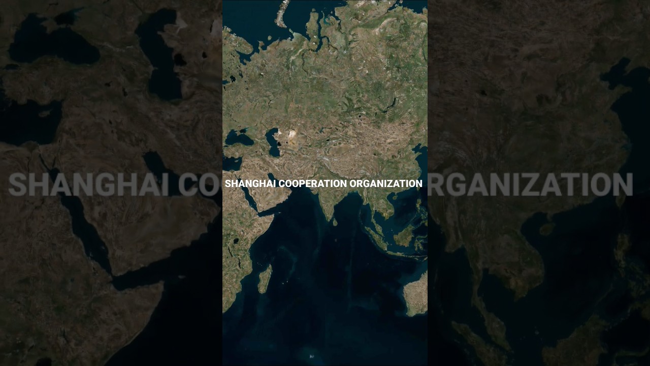 Shanghai Cooperation Organization Member Countries Through Map Animation || #sco #scosummit2025 ||