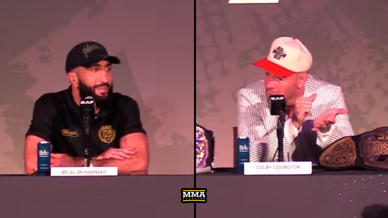 Colby Covington vs. Belal Muhammad RAF 13 Press Conference | Covington vs. Muhammad | MMA Fighting