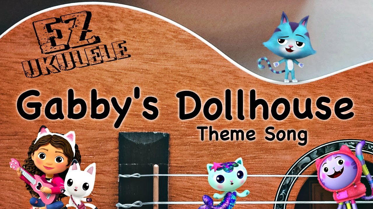 Gabby&rsquo;s Dollhouse Theme Song for Ukulele | Ukulele Tutorial Lesson