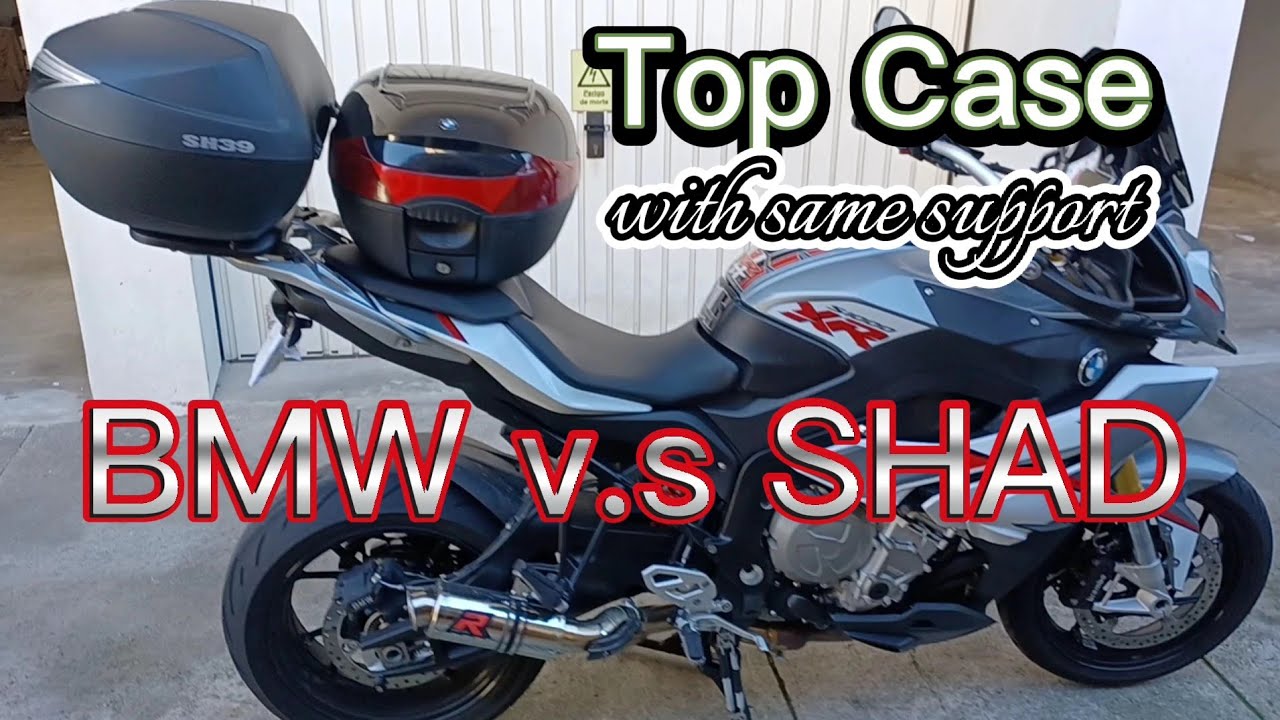 Top Case Original BMW v.s SHAD | with same support
