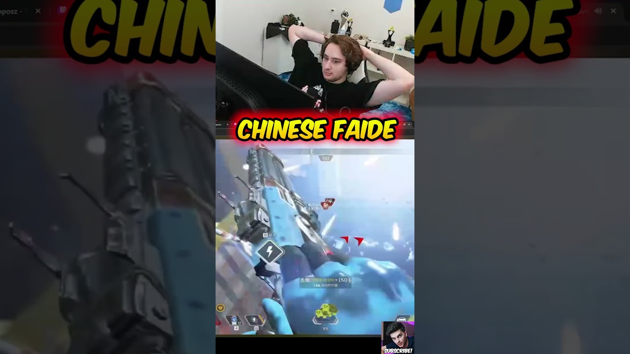 Zer0 Jaw Drops After Spectating Chinese Faide #apexlegends