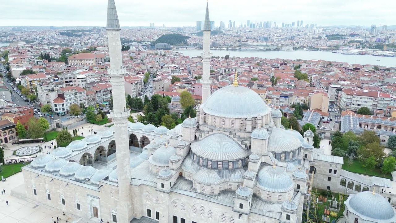 Fatih Camii 4K Drone Çekimi. DJI Mini 3