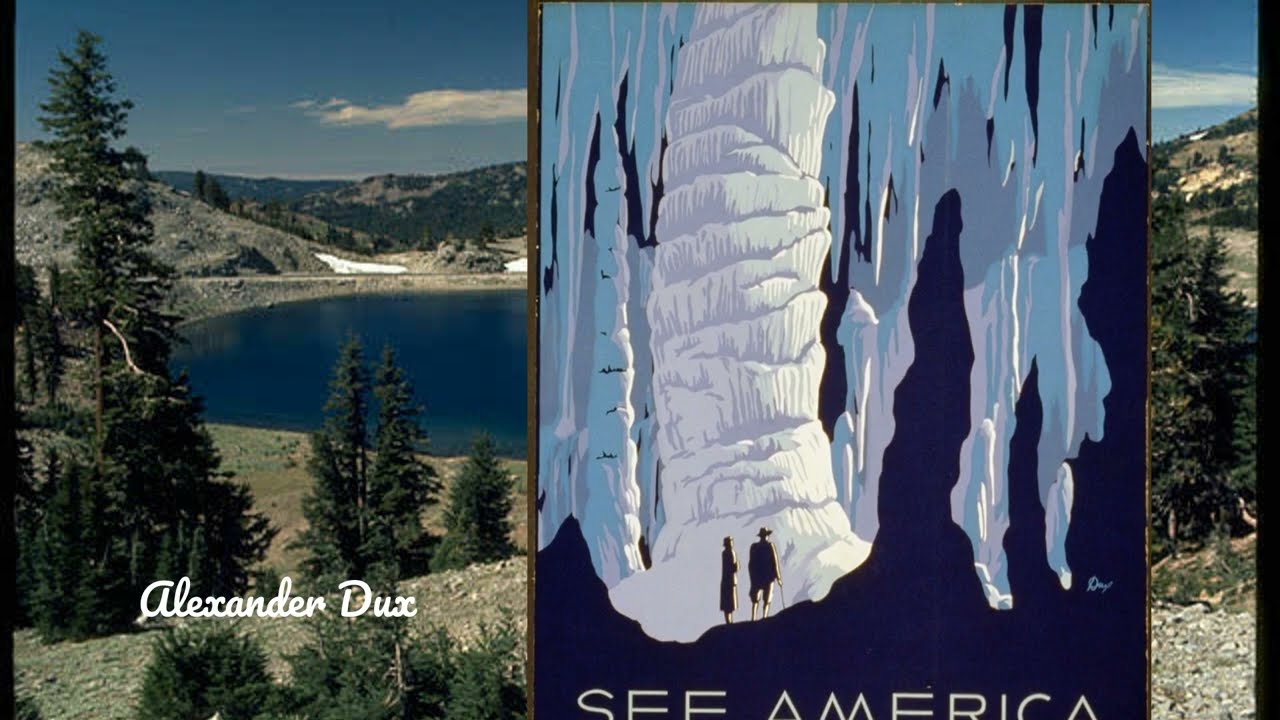 United States National Parks Posters - WPA Artists of 1930s.