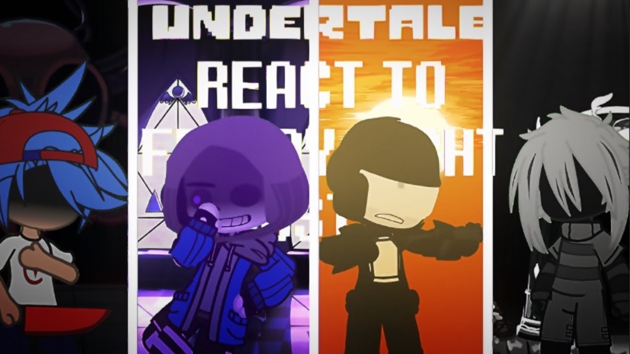 Undertale React to FNF Dustin [ Gacha | ENG | Part 2 ]