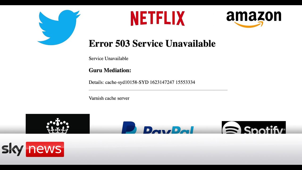 Global internet outage hits major websites