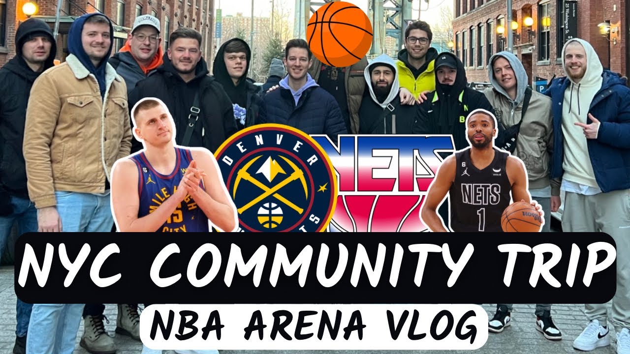 NBA Spieler Getroffen!! 1 Tag in Brooklyn | Jokic vs Nets | KobeBjoern Vlog