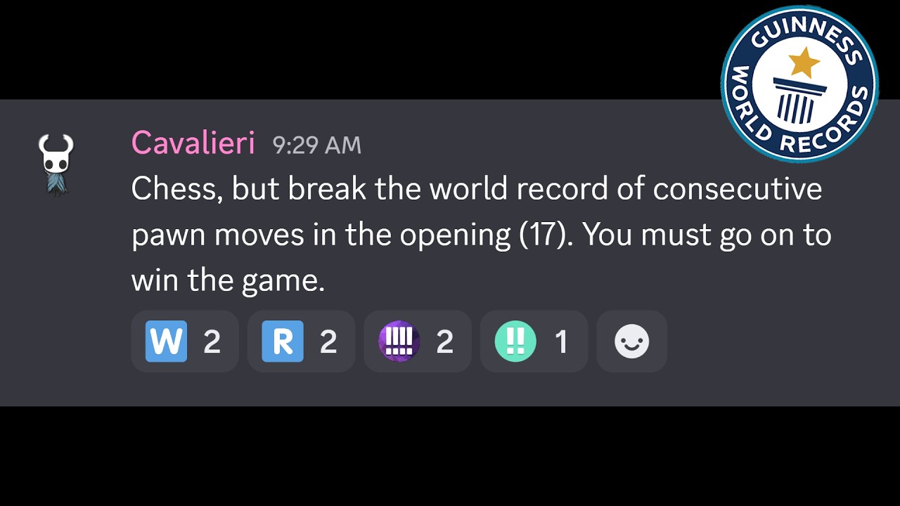 How I Broke Chess WORLD RECORD